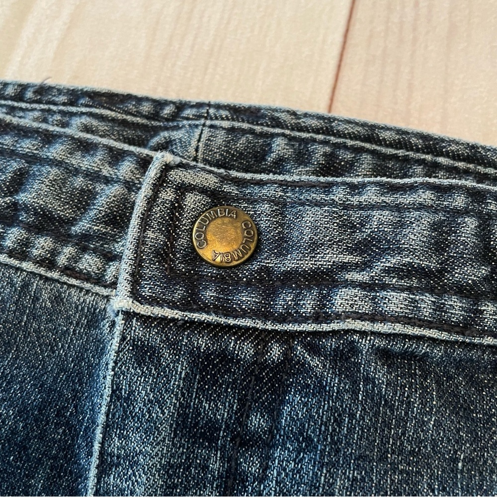 y2k Columbia XCO Denim Skirt Women’s 6 Blue Outdoor Hiking Cabin Classic Active - Picture 6 of 15